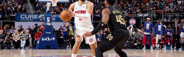 开云-坎宁安25+10米切尔空砍31分 活塞主场力克骑士2-0