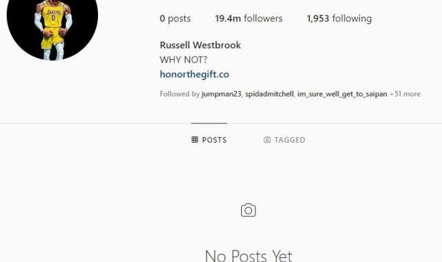 开云-韦少清空个人社交媒体，他可能成为湖人变革导火索